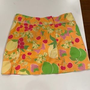 Lilly Pulitzer short fruit pattern
